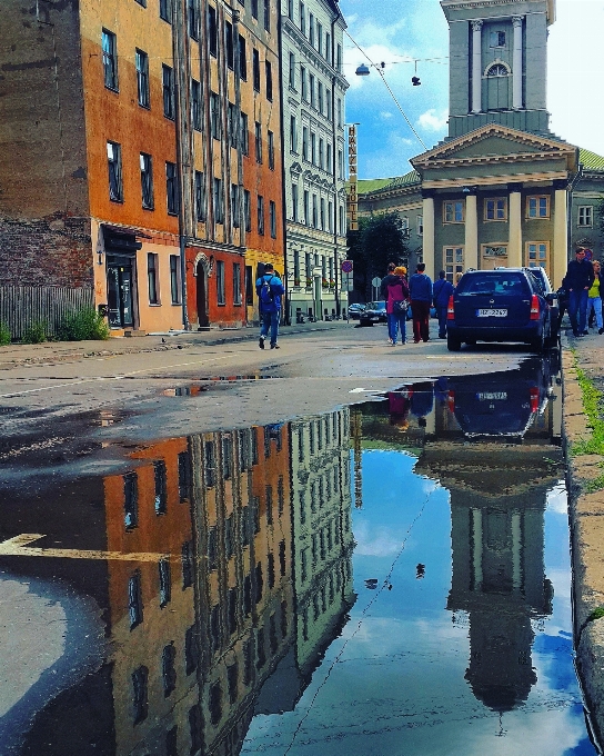 Wasser straße stadt alt