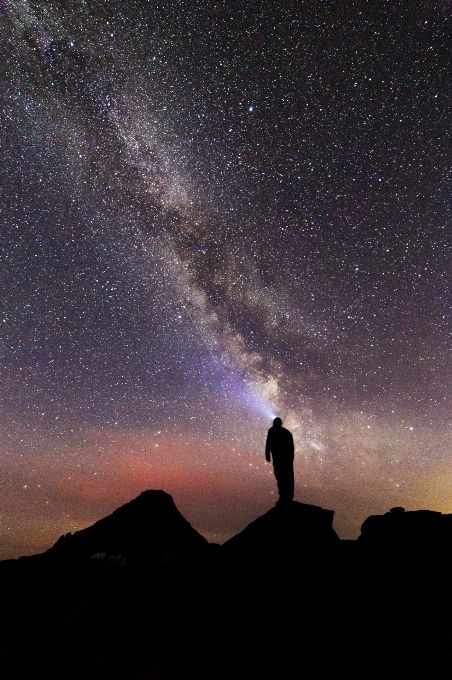 Landscape wilderness silhouette sky