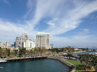 Sea coast horizon dock Photo