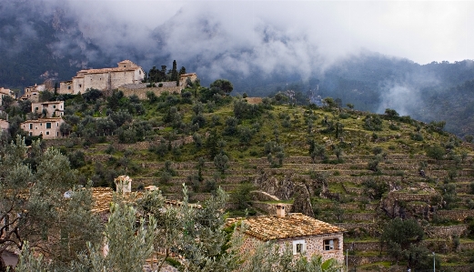 Photo Paysage région sauvage
 montagne brouillard