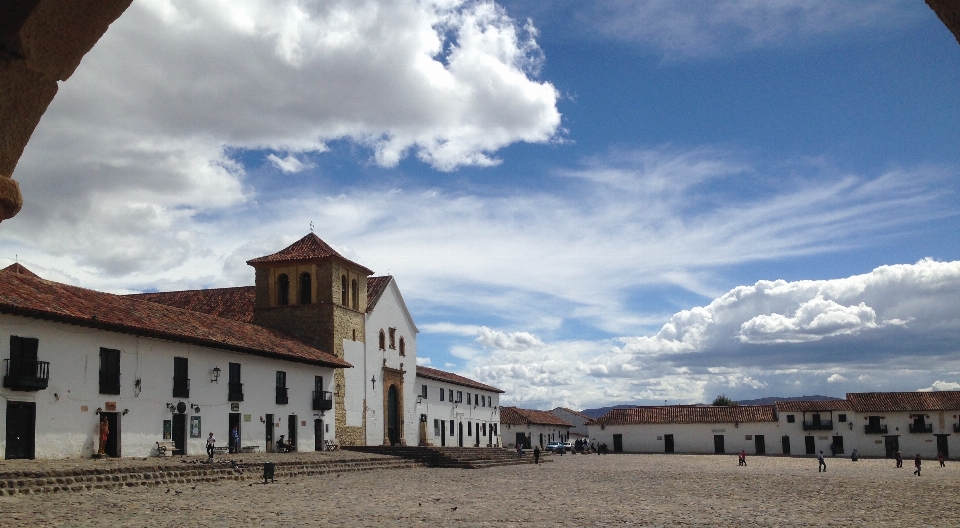 Cloud sky town old