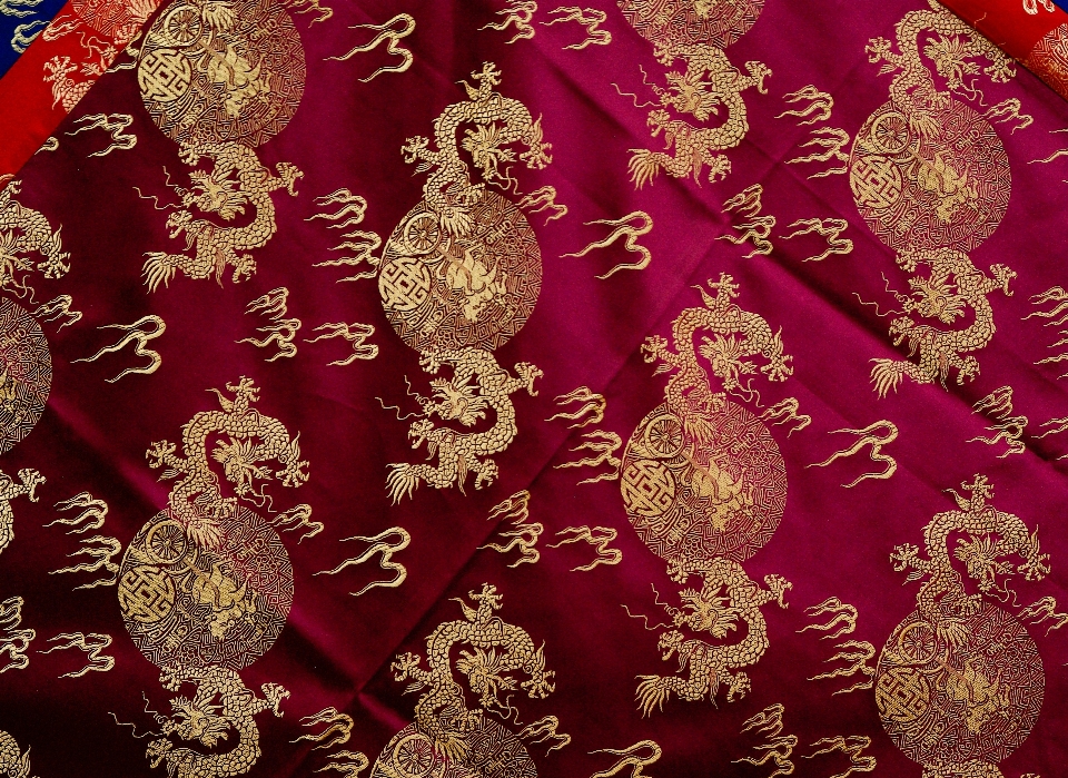 Flower pattern nepal textile