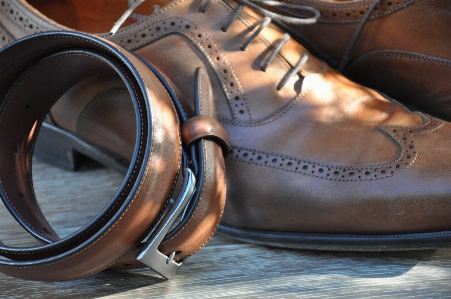 Man suit shoe leather Photo