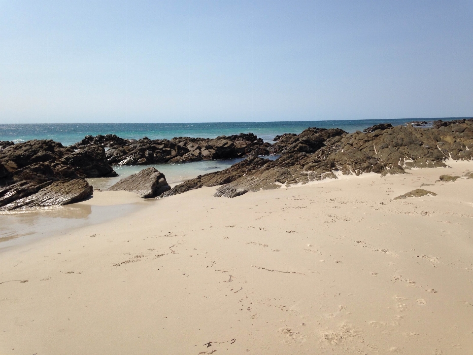 Beach landscape sea coast