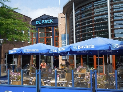 Restaurant downtown plaza terrace Photo