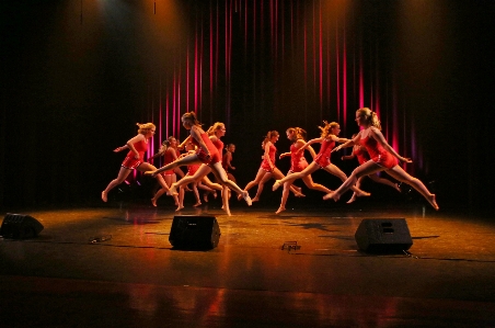 Jump dance show performance art Photo