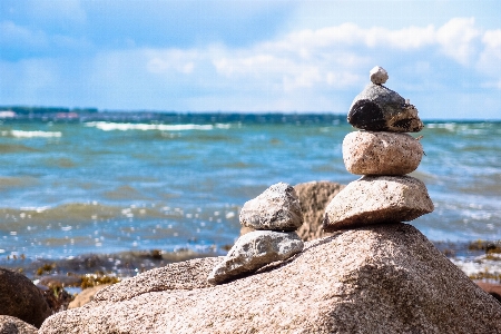 Foto Pantai laut pesisir air