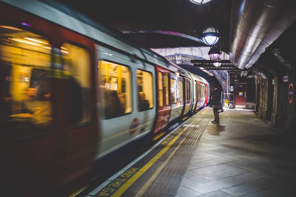 City urban train subway