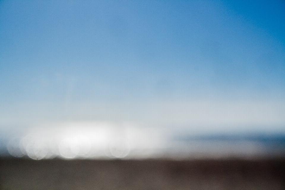 Beach horizon abstract cloud