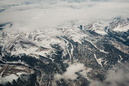 Landscape mountain snow winter Photo