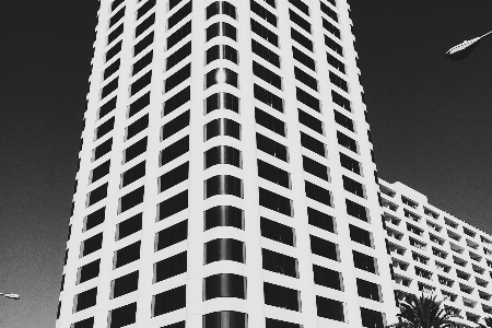 Black and white architecture sky building Photo