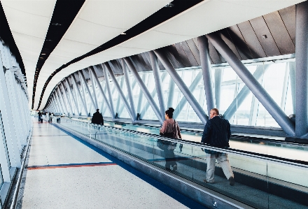 Walking architecture people airport Photo