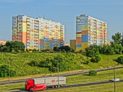 Building urban plaza residential Photo