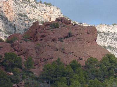 Rock berg himmel schlucht Foto