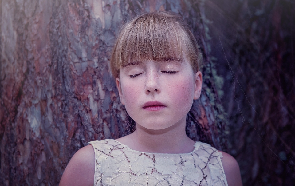 Nature forêt personne fille