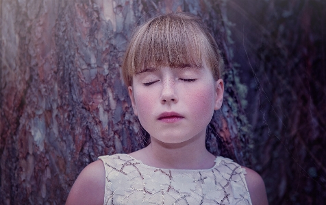 Nature forest person girl Photo