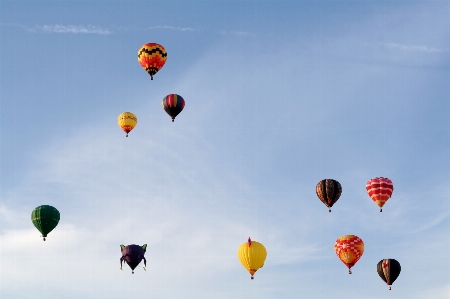 Foto Céu balão de ar quente aeronave