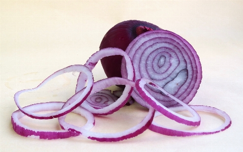 Spiral flower purple petal Photo