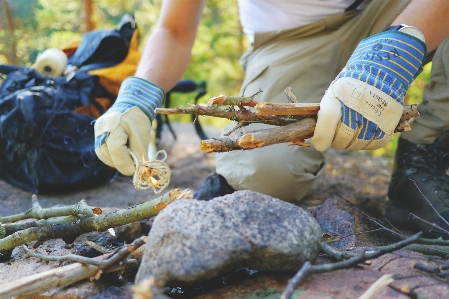 Outdoor wilderness adventure food Photo