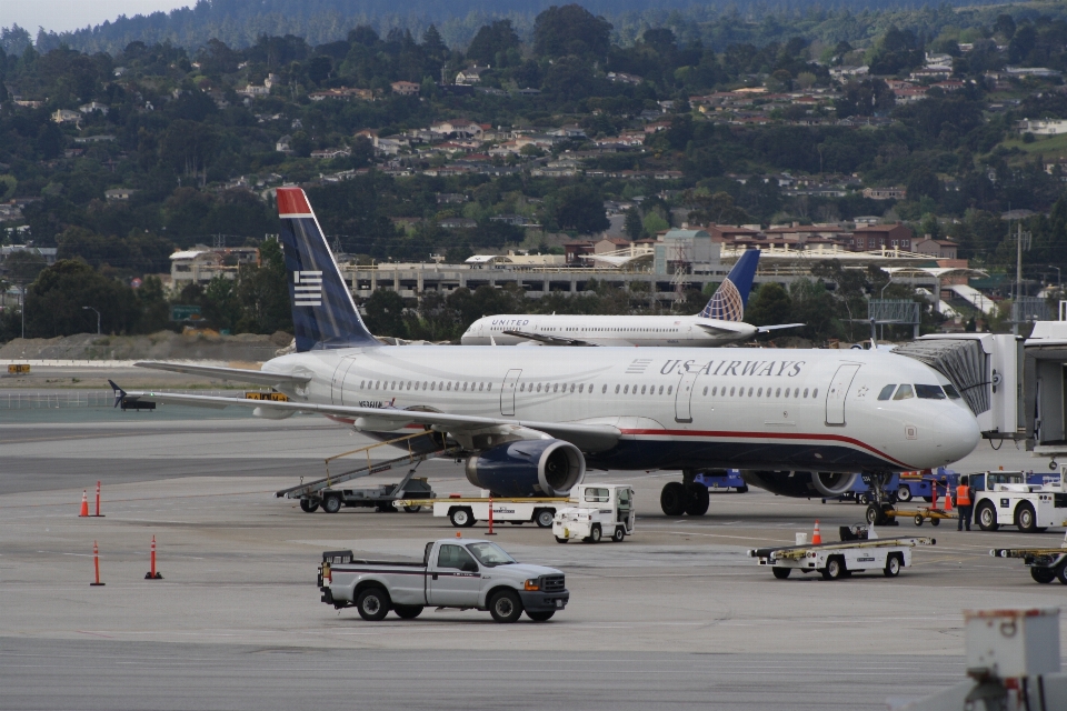 Airport travel airplane plane