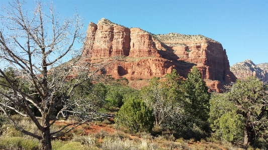 Rock trail valley formation Photo