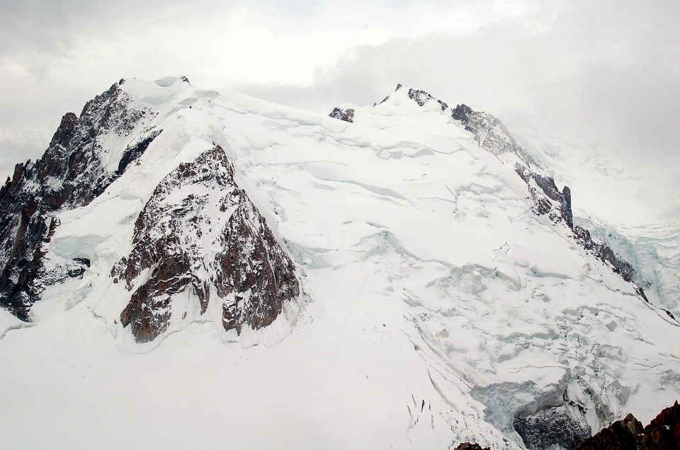 Paysage nature montagne neige