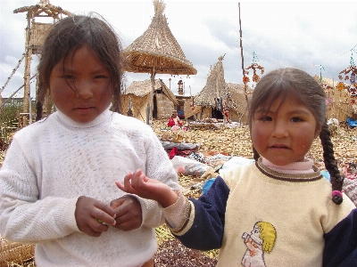 Menschen spielen kind peru Foto