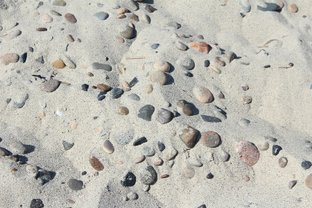 Beach sand rock texture Photo