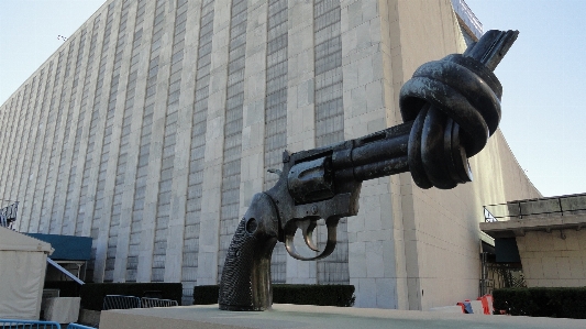 Manhattan new york city monument statue Photo