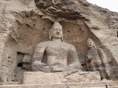 Rock monument statue buddhism Photo