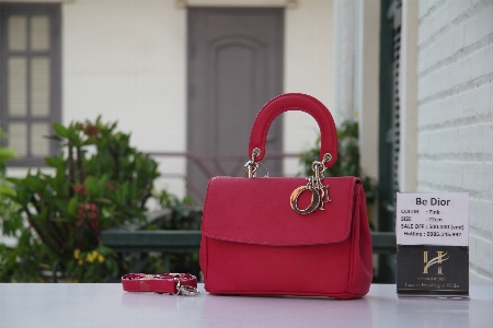 Red bag pink handbag Photo