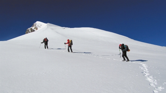 Berg schnee winter gebirge
 Foto