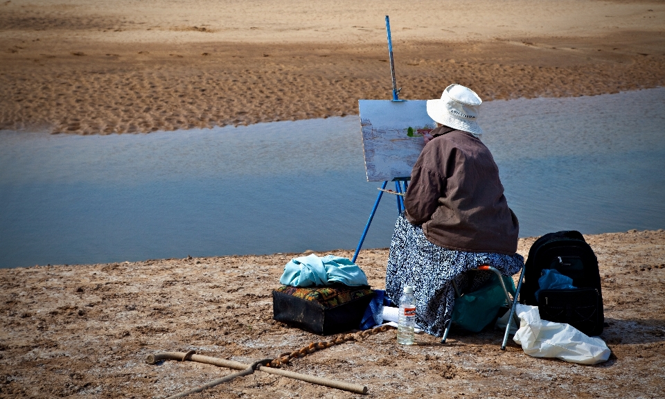 Sea water sand creative