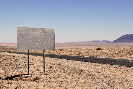 Landscape sand horizon board Photo