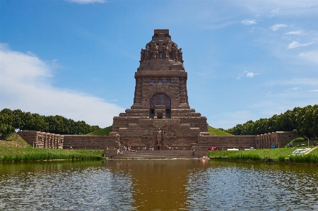 Building chateau monument reflection Photo