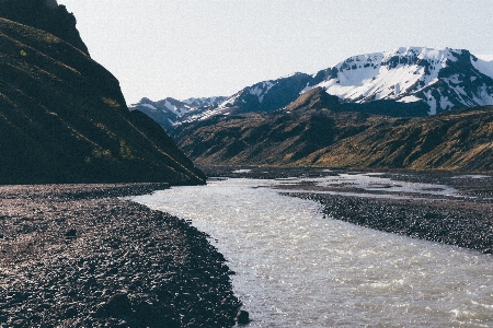 Landscape sea wilderness mountain Photo