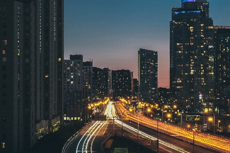 Horizon road skyline traffic Photo