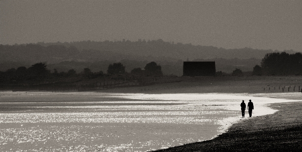 Man beach sea coast Photo