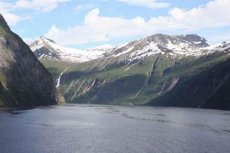 Landscape water nature mountain Photo