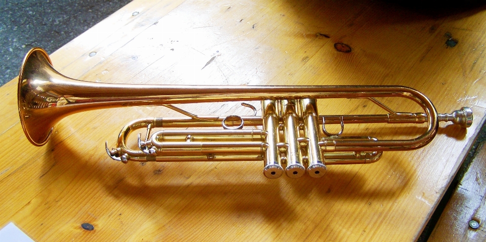 Instrument muzyczny puzon trąbka tuba