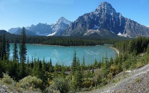 Wilderness walking mountain trail Photo