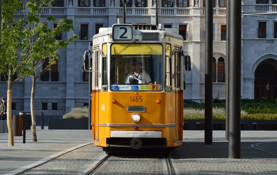 Tram transportation transport vehicle