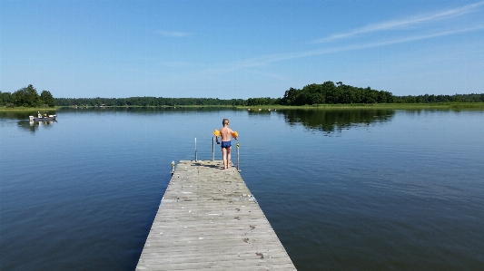 Sea water nature dock Photo