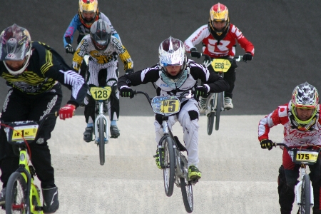 Group sport boy bicycle Photo