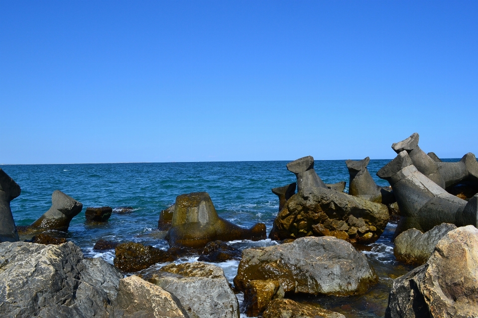 Plage paysage mer côte