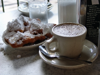 Coffee shop dish meal Photo