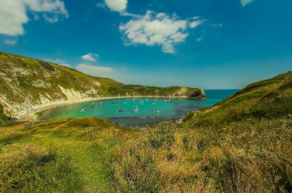 Beach landscape sea coast