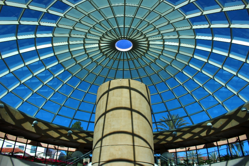 Structure facade stadium glass ceiling