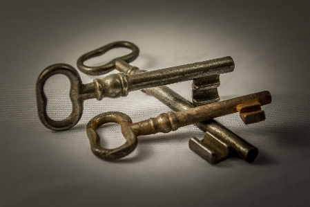 Old key metal close Photo