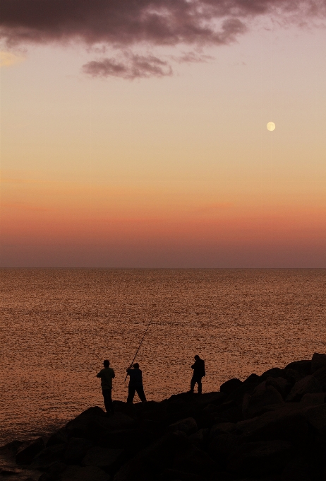 男 ビーチ 風景 海